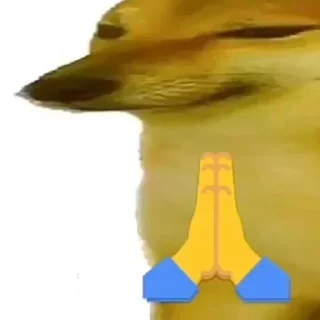 🙏 emoji @Serenite_E's kang pack Vol.1 Telegram sticker 12 of 120