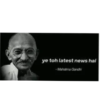 Sticker from Gandhi