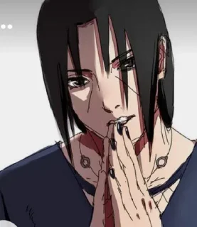 🙏 emoji Itachi『 〄 』🍀's sticker pack (@Hinata_proxbot) Telegram sticker 17 of 92
