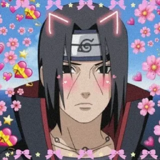 🤭 emoji Itachi『 〄 』🍀's sticker pack (@Hinata_proxbot) Telegram sticker 10 of 92