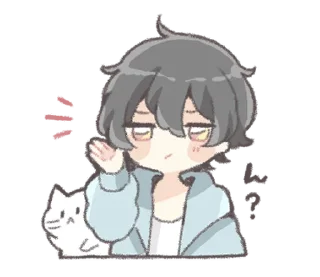 😶 emoji Hairy boy @deazzle Telegram sticker 21 of 40