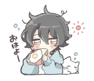 Sticker from Hairy boy @deazzle