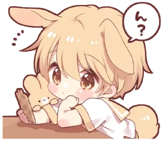 Sticker from Rabbit boy sticker5 @deazzle @cremium