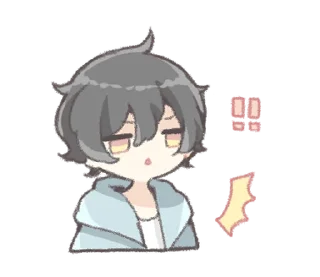 😡 emoji Hairy boy @deazzle Telegram sticker 19 of 40