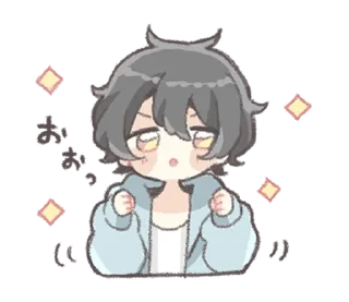 🤩 emoji Hairy boy @deazzle Telegram sticker 17 of 40