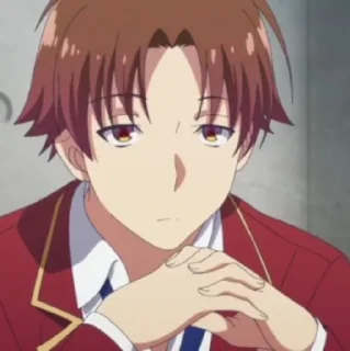 🏫 emoji Kiyotaka Ayanokouji || @Shrlck_hlms Telegram sticker 3 of 38