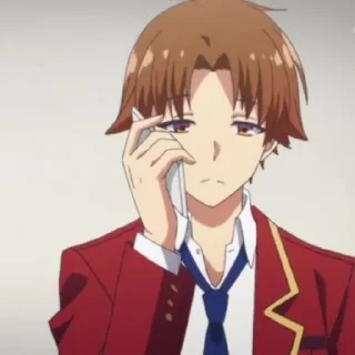🏫 emoji Kiyotaka Ayanokouji || @Shrlck_hlms Telegram sticker 13 of 38