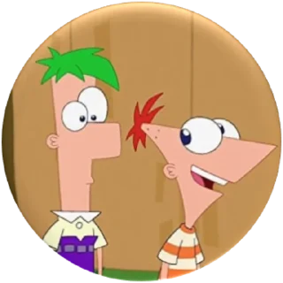 Sticker from Phineas & Ferb @Stickersey