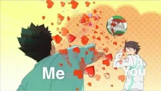 Sticker from anime meme packzz