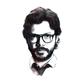 Sticker from @moneyheiststickers for more
