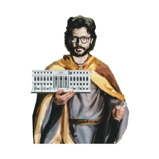 Sticker from @moneyheiststickers for more