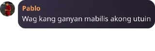 🙋‍♂️ emoji Mga sinabi ni pablo pack by @QuotLyBot Telegram sticker 14 of 39