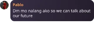 ➿ emoji Mga sinabi ni pablo pack by @QuotLyBot Telegram sticker 10 of 39