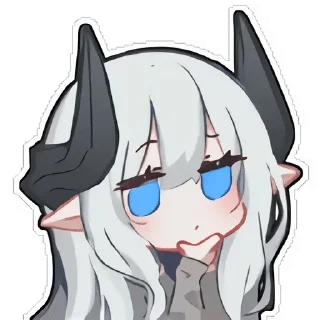 Sticker from 绘之音表情包 雾月搬运ing