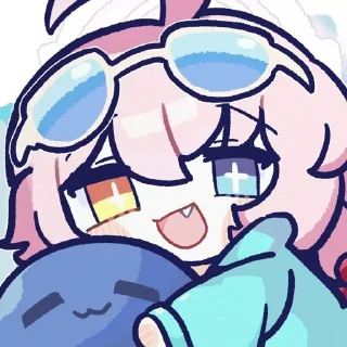 😀 emoji 小鳥遊 ホシノ packed by @tsugumi42 Telegram sticker 19 of 48
