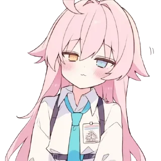 😗 emoji 小鳥遊 ホシノ packed by @tsugumi42 Telegram sticker 23 of 48