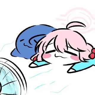 😚 emoji 小鳥遊 ホシノ packed by @tsugumi42 Telegram sticker 22 of 48