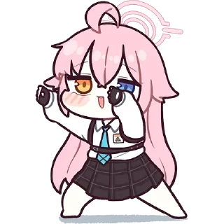 😙 emoji 小鳥遊 ホシノ packed by @tsugumi42 Telegram sticker 24 of 48