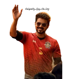 Sticker from Thalapathy Vijay | Ashwin | Thalapathy_Vijay_The_King