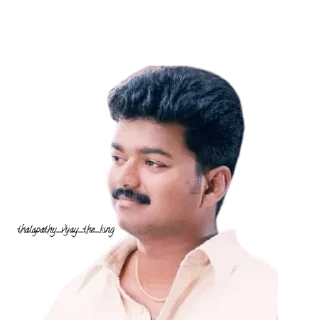 Sticker from Thalapathy Vijay | Ashwin | Thalapathy_Vijay_The_King