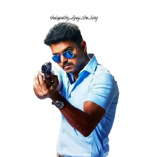 Sticker from Thalapathy Vijay | Ashwin | Thalapathy_Vijay_The_King
