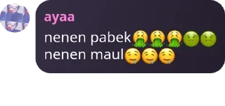🤮 emoji Cari Teman Pacar pack by @QuotLyBot Telegram sticker 19 of 120