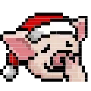 Sticker from LIHKG PIG XMAS ANIMATED (UNOFFICIAL)