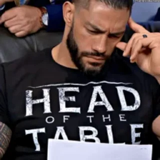 ✔️ emoji @Cosmicvibes1 || @Whatttusername Roman Reigns Telegram sticker 21 of 115