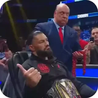 👍 emoji @Cosmicvibes1 || @Whatttusername Roman Reigns Telegram sticker 2 of 115