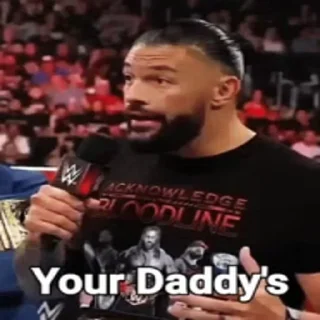 ✔️ emoji @Cosmicvibes1 || @Whatttusername Roman Reigns Telegram sticker 15 of 115