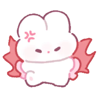 🐰 emoji ₍ ɦᥙɦᥙ ₎ ˚₊· ♡ @mewsticks Telegram sticker 6 of 16