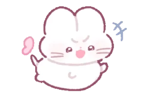 🐰 emoji ₍ ɦᥙɦᥙ ₎ ˚₊· ♡ @mewsticks Telegram sticker 16 of 16