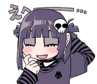 🖤 emoji ₍ R᧐κ᧐ 𐌑ᥙκᥙr᧐ ₎ ˚₊· ♡ @mewsticks Telegram sticker 11 of 40