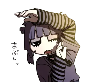 🖤 emoji ₍ R᧐κ᧐ 𐌑ᥙκᥙr᧐ ₎ ˚₊· ♡ @mewsticks Telegram sticker 20 of 40