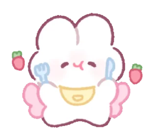 🐰 emoji ₍ ɦᥙɦᥙ ₎ ˚₊· ♡ @mewsticks Telegram sticker 15 of 16