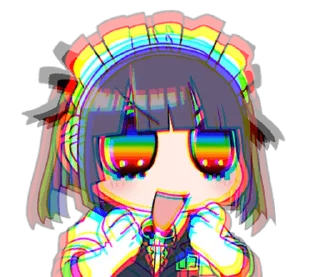 🖤 emoji ₍ R᧐κ᧐ 𐌑ᥙκᥙr᧐ ₎ ˚₊· ♡ @mewsticks Telegram sticker 16 of 40