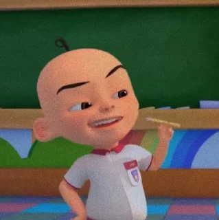 👶 emoji upin nie bg Telegram sticker 1 of 24