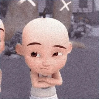 👶 emoji upin nie bg Telegram sticker 20 of 24