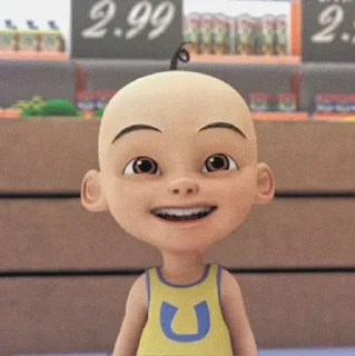 👶 emoji upin nie bg Telegram sticker 4 of 24