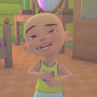 👶 emoji upin nie bg Telegram sticker 11 of 24