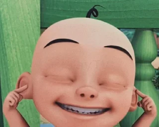 👶 emoji upin nie bg Telegram sticker 13 of 24
