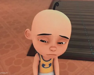 👶 emoji upin nie bg Telegram sticker 18 of 24