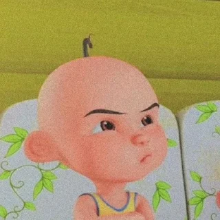 👶 emoji upin nie bg Telegram sticker 24 of 24