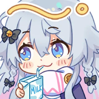 🥤 emoji 神乐七奈 Telegram sticker 14 of 15