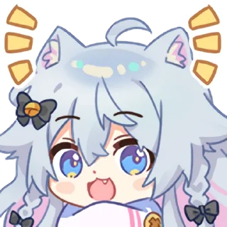 🐱 emoji 神乐七奈 Telegram sticker 2 of 15