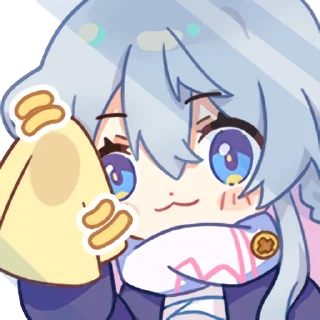 🧹 emoji 神乐七奈 Telegram sticker 11 of 15