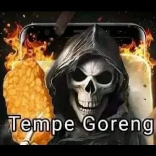 Sticker from Tempe goreng