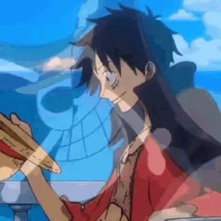 Sticker from Monkey 'D' luffy's sticker kang pack