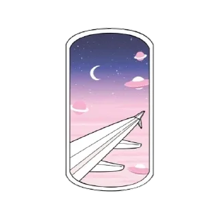 ✈️ emoji 『@stickers_gifs_store』 Random pack ♥️🤍🌸🦋 — @stckrRobot Telegram sticker 21 of 85