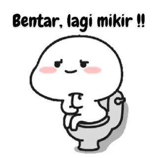 🤔 emoji Stiker Pentol 1 - @stikerpentol Telegram sticker 14 of 17